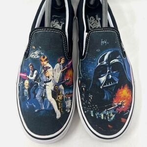 NEW STAR WARS X VANS A New Hope Slip-on, size 7.5 womens